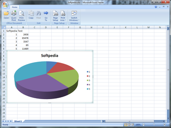Microsoft Office Excel Viewer screenshot
