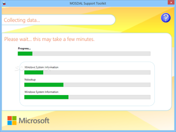 Microsoft Online Services Diagnostics and Logging Support Toolkit (MOSDAL) screenshot 6