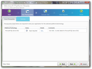 Microsoft Platform Ready Test Tool screenshot 4
