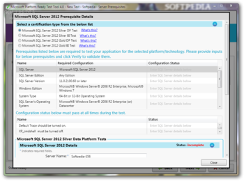 Microsoft Platform Ready Test Tool screenshot 5