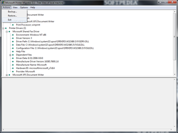 Microsoft Print Migrator screenshot 2