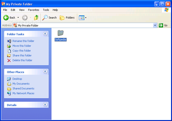 Microsoft Private Folder screenshot 3