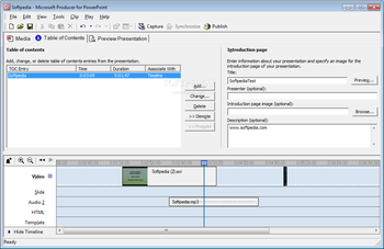 Microsoft Producer for Microsoft Office PowerPoint screenshot 5