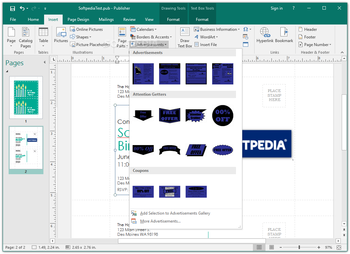 Microsoft Publisher screenshot 6