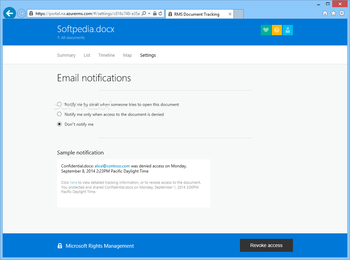 Microsoft Rights Management sharing application screenshot 8