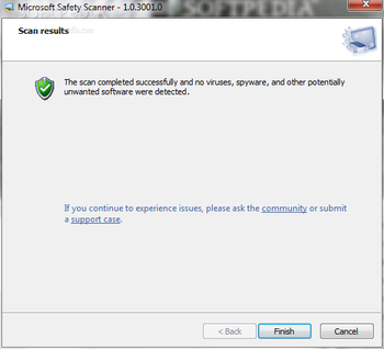 Microsoft Safety Scanner screenshot 4