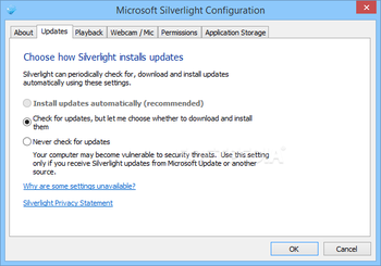 Microsoft Silverlight screenshot