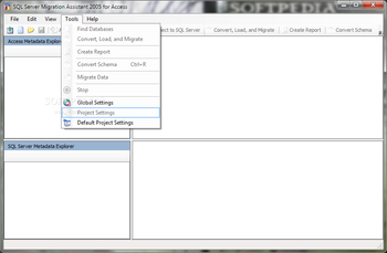 Microsoft SQL Server Migration Assistant for Access screenshot