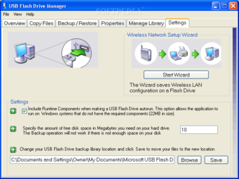 Microsoft USB Flash Drive Manager for XP screenshot 2