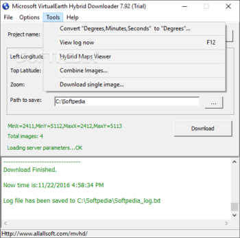 Microsoft VirtualEarth Hybrid Downloader screenshot 2