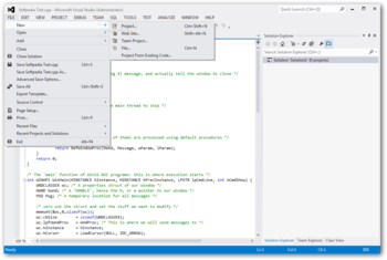 Microsoft Visual Studio Professional screenshot 2