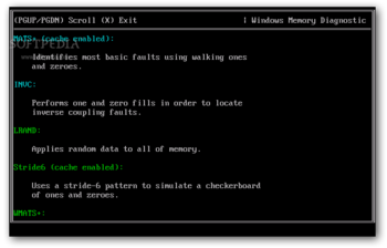 Microsoft Windows Memory Diagnostic screenshot 8