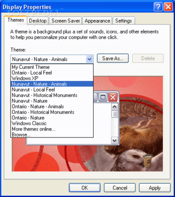 Microsoft Windows Theme Nunavut screenshot 3