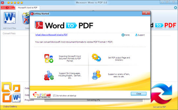 Microsoft Word to PDF screenshot