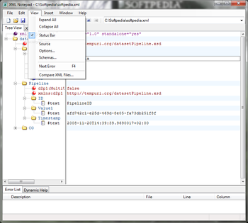 Microsoft XML Notepad screenshot 4