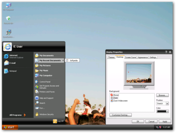 Microsoft Zune Theme for WinXP screenshot 2