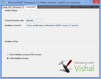 Microsoft.NET Framework 3.5 Offline Installer screenshot 2