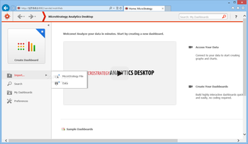 MicroStrategy Analytics Desktop screenshot 10