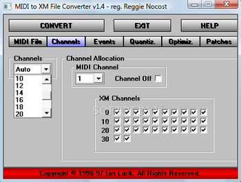 MID2XM screenshot 3