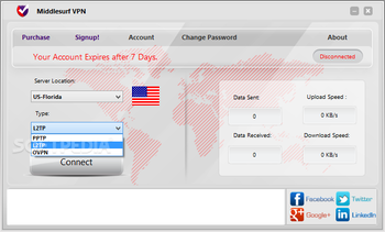 Middlesurf VPN screenshot 2