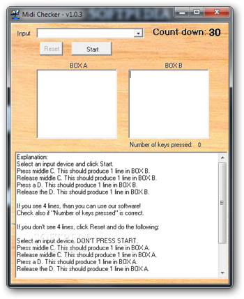 Midi Checker screenshot