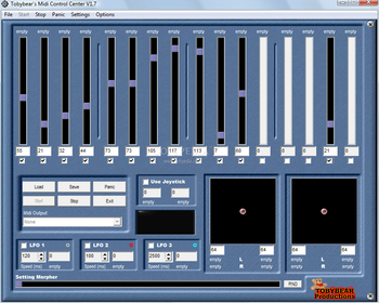 MIDI Control Center screenshot