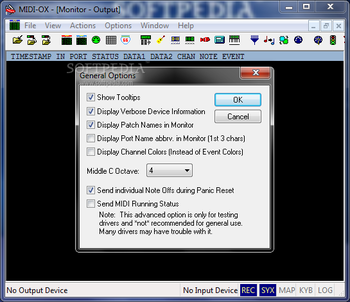 MIDI-OX screenshot 5