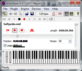 Midi Player screenshot