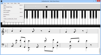 Midi Sheet Music screenshot 2