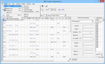 MIDI Tracker screenshot 3