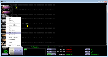 MidiDrums screenshot