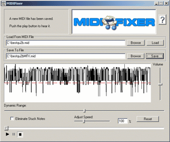 MIDIFixer screenshot 2