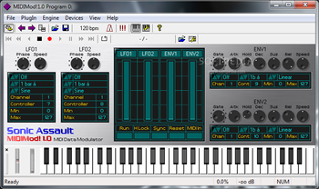 MIDIMod screenshot