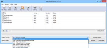 MIDIRenderer screenshot 2