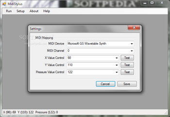 MidiStylus screenshot
