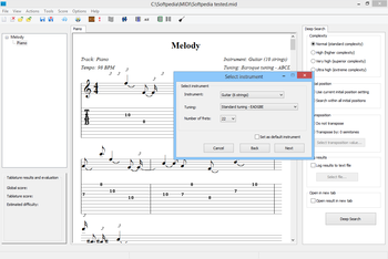 MIDIToTab screenshot 7