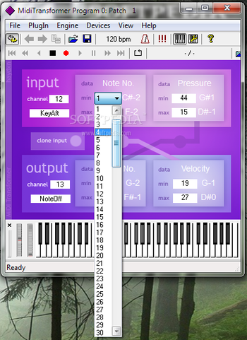 MidiTransformer screenshot 2