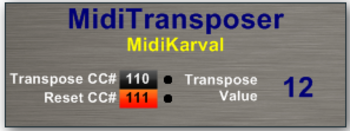 MidiTransposer screenshot