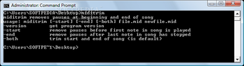 MIDITRIM screenshot