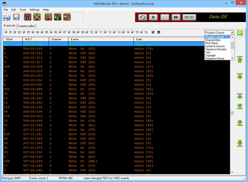 MidiWorks PA+ screenshot