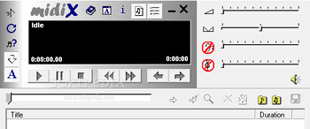 midiX screenshot