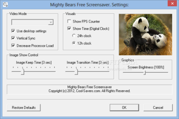 Mighty Bears Free Screensaver screenshot 3