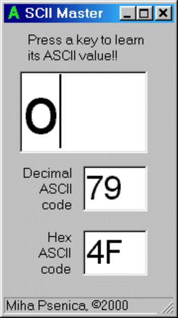Mihov ASCII Master screenshot