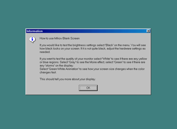 Mihov Blank Screen screenshot 2