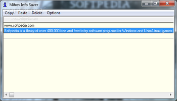 Mihov Info Saver screenshot