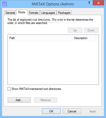 MiKTeX  screenshot 19