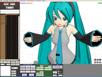 MikuMikuDance  screenshot 2