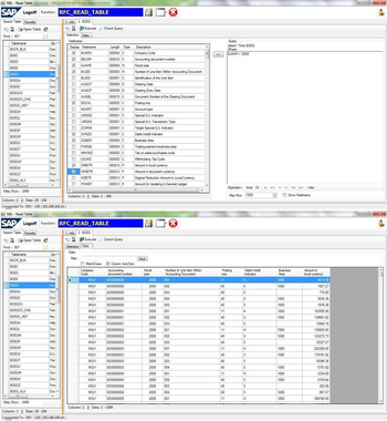 MIL - Read Table screenshot