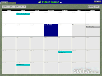 Milestones Calendar screenshot 3
