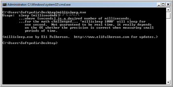 Millisleep screenshot